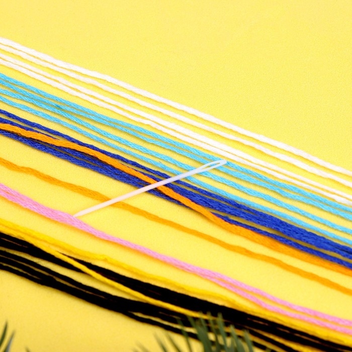 Вышивка крестиком на новый год &laquo;Пингвин в шапочке&raquo;, 14 х 10 см, новогодний набор для творчества