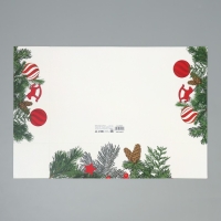 Коробка подарочная новогодняя складная &laquo;Новогодние игрушки&raquo;, 31 х 24.5 х 9 см, Новый год