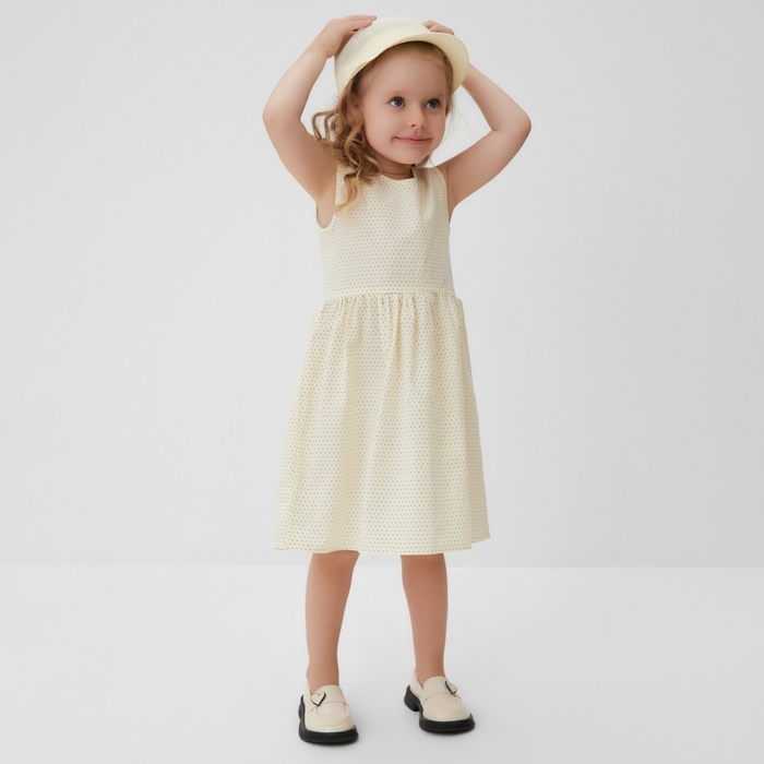 Платье для девочки MINAKU, цвет молочный, рост 92 см