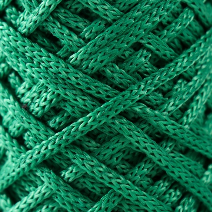 Шнур для вязания 35% хлопок,65% полипропилен 3 мм 85м/160&plusmn;10 гр (нефрит)