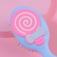 Расчёска - мини массажная, 14 &times; 6 см, рисунок МИКС