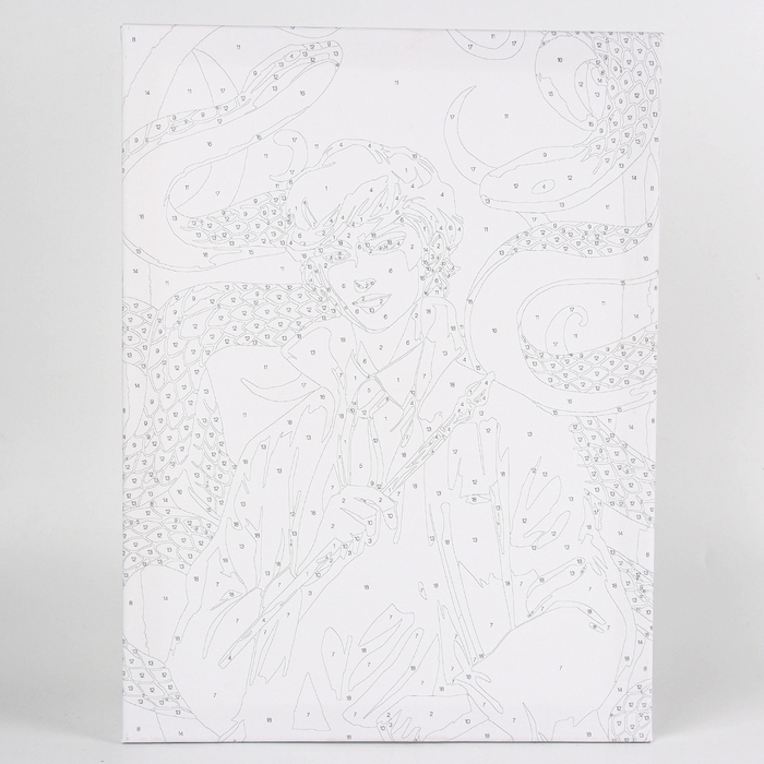 Картина по номерам на холсте с подрамником на новый год «Магия и змеи», 30 х 40 см, символ года 2025, новогодний набор для творчества Картина по номерам на холсте с подрамником на новый год «Магия и змеи», 30 х 40 см, символ года 2025, новогодний набор для творчества