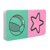 Домино EVA для игры в ванне &laquo;Учим цвета и формы&raquo;, 20 деталей