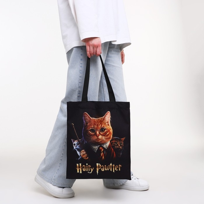 Шопер без застёжки, цвет чёрный Шопер без застёжки, цвет чёрный