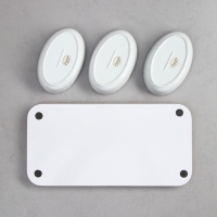 Менажница «Морская», 3 шт: 200 мл, деревянное основание, фарфор, Иран Менажница «Морская», 3 шт: 200 мл, деревянное основание, фарфор, Иран