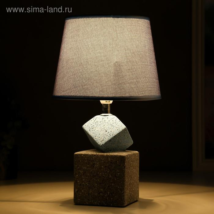 Лампа настольная 16251/1BL Е14 40Вт синий 20х20х33,5 см RISALUX