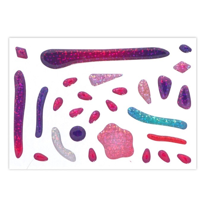 Аппликация гелевыми стразами для детей. Мозаика &laquo;Сказочный единорог&raquo;, набор для творчества