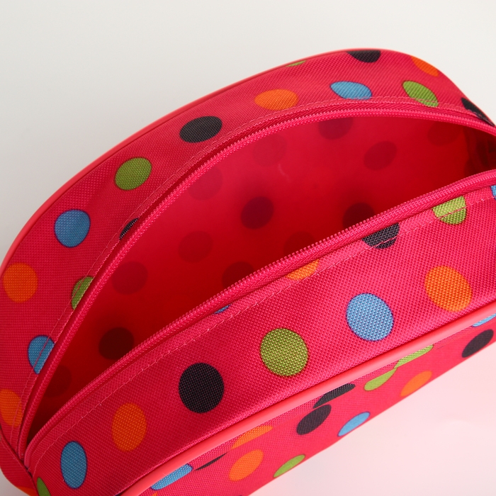 Косметичка дорожная на молнии, с ручкой, цвет розовый Косметичка дорожная на молнии, с ручкой, цвет розовый