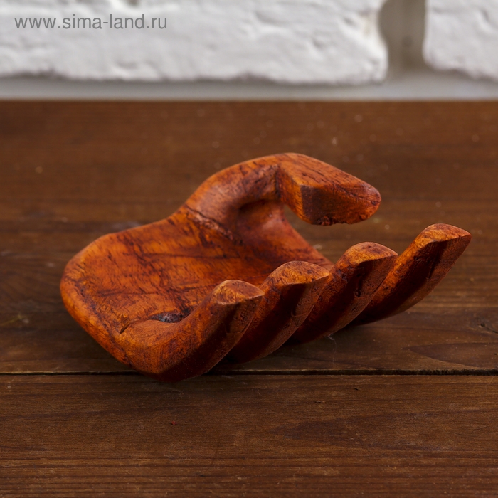 Сувенир дерево Сувенир дерево "Визитница рука" 10х7х4 см