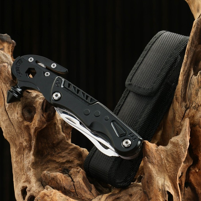 Мультитул 14 в1 со стеклобоем и отвертками Мультитул 14 в1 со стеклобоем и отвертками