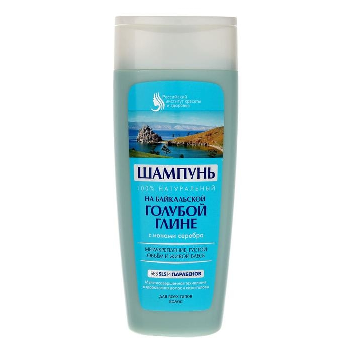 Шампунь для волос &laquo;Российский Институт Красоты и Здоровья&raquo;, на байкальской голубой глине,