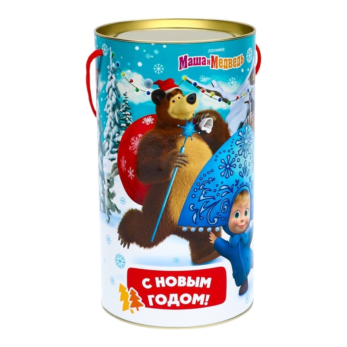 Новогодний подарочный набор &laquo;Маша и Медведь&raquo;, конфеты, 1000 г