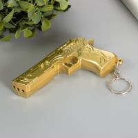 Указка лазерная 4 режима мигает,ультрафиолет,лазер LR44x3 шт "Пистолет" золот 5,2х9,7х1,5 см 10473 Указка лазерная 4 режима мигает,ультрафиолет,лазер LR44x3 шт "Пистолет" золот 5,2х9,7х1,5 см 10473