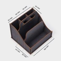 Подставка - органайзер деревянный для специй с ручкой Доляна, 17×16×16 см, цвет тёмный Подставка - органайзер деревянный для специй с ручкой Доляна, 17×16×16 см, цвет тёмный