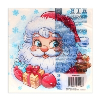 Новогодние салфетки бумажные Home Collection Сlassic «Морозко», 3 слоя, 33х33 см, 20 шт Новогодние салфетки бумажные Home Collection Сlassic «Морозко», 3 слоя, 33х33 см, 20 шт