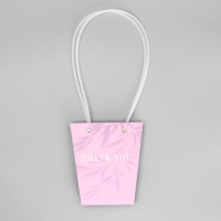 Переноска для цветов &laquo;Благодарю&raquo;, 13.5 х 15 х 9.5 см