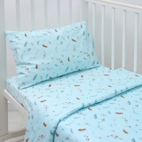 Комплект постельного белья LoveLife "Нежность112*143 см, 60*120+20 см, 40*60 см, сатин, 100% хлопок Комплект постельного белья LoveLife "Нежность112*143 см, 60*120+20 см, 40*60 см, сатин, 100% хлопок