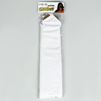 Перчатки женские через палец, цвет белый, длинные Перчатки женские через палец, цвет белый, длинные