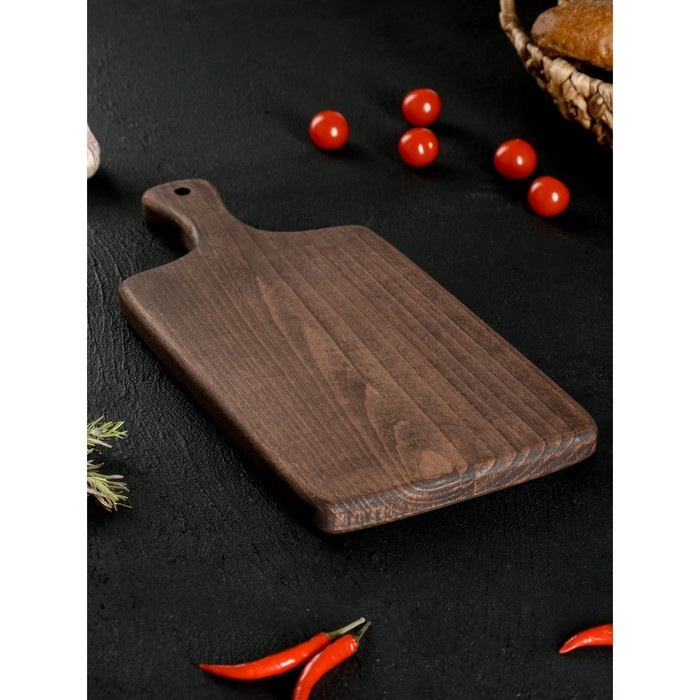 Набор разделочных досок на подставке Wild Kitchen, 37.5&times;17.5&times;2 см и 32&times;15 см, бук темный