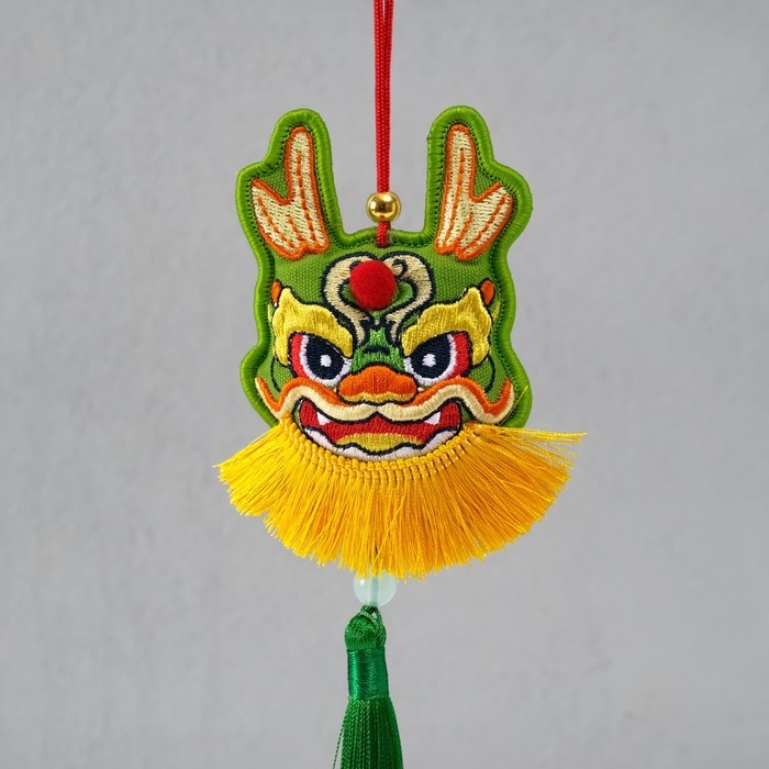 Подвеска-саше текстиль Подвеска-саше текстиль "Дракон" зелёная 2х7,5х24 см