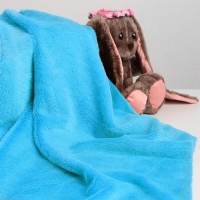 Лоскут для рукоделия, 50 × 50 cм, мех, цвет голубой Лоскут для рукоделия, 50 × 50 cм, мех, цвет голубой