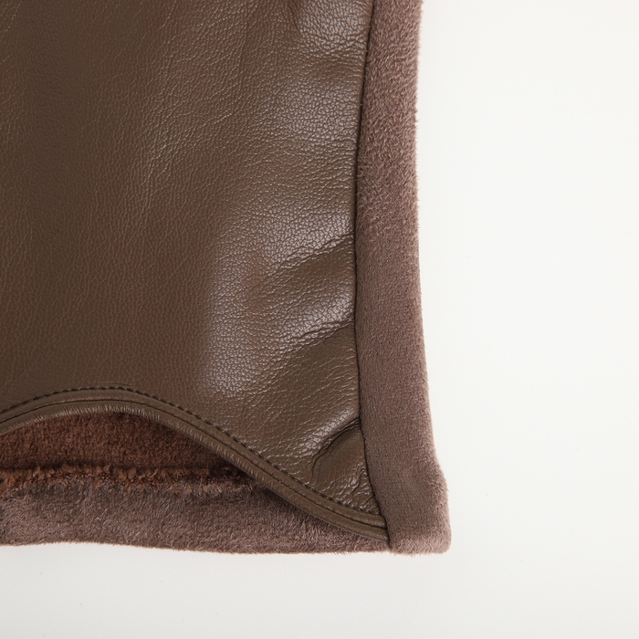 Перчатки женские, безразмерные, без утеплителя, цвет коричневый Перчатки женские, безразмерные, без утеплителя, цвет коричневый