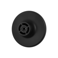 Ручка кнопка К-16, без покрытия, цвет черный Ручка кнопка К-16, без покрытия, цвет черный