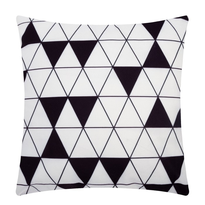 Наволочка декоративная Этель Геометрия &laquo;Мозаика&raquo; 40х40 см, велюр