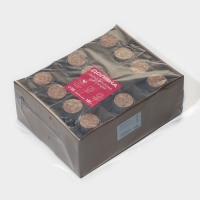 Набор стеклянных баночек для сыпучих продуктов с пробковой крышкой Доляна &laquo;Парфе. Сердце&raquo;, 150 мл, 8&times;4&times;9,5 см, 12 шт