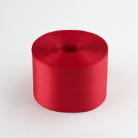 Лента атласная, 100 мм &times; 100 &plusmn; 5 м, цвет красный