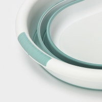 Таз складной &laquo;Флекс&raquo;, 25 л, 54&times;38.5&times;7 см, цвет морская волна