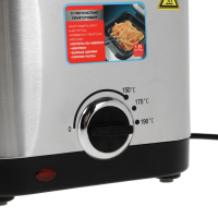 Фритюрница Centek CT-1430, 900 Вт, 1.5 л , антипригарная чаша, серебристая Фритюрница Centek CT-1430, 900 Вт, 1.5 л , антипригарная чаша, серебристая