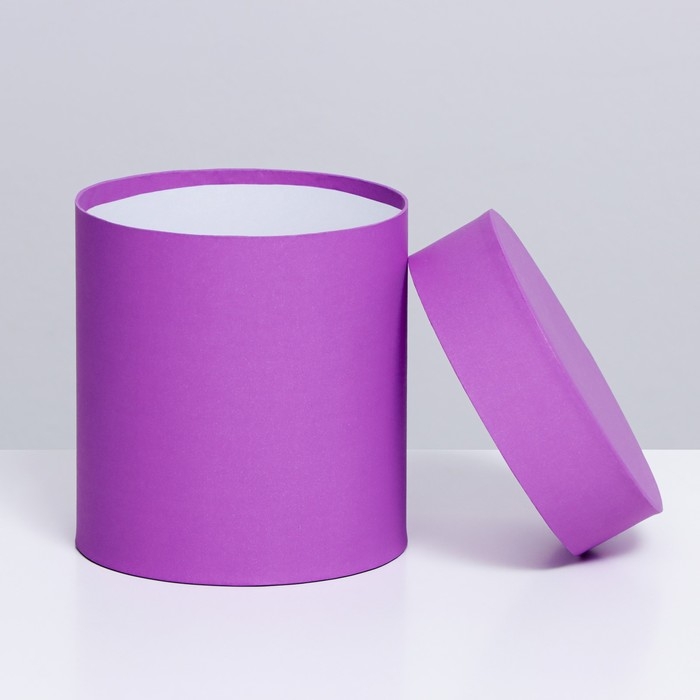 Шляпная коробка сирень, 13 х 13 см Шляпная коробка сирень, 13 х 13 см