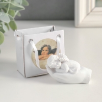 Сувенир полистоун "Белоснежный ангел в ладошке" МИКС 5,2х3х3 см Сувенир полистоун "Белоснежный ангел в ладошке" МИКС 5,2х3х3 см