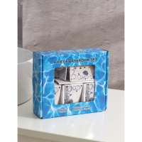 Набор аксессуаров для ванной комнаты «Пейзаж. Сад», 4 предмета (дозатор 250 мл, мыльница, 2 стакана), цвет белый Набор аксессуаров для ванной комнаты «Пейзаж. Сад», 4 предмета (дозатор 250 мл, мыльница, 2 стакана), цвет белый