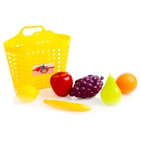 Игровой набор &laquo;Фруктовая корзинка&raquo; 7 предметов, цвета МИКС