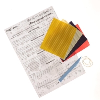 Свеча своими руками. Свечи из вощины &laquo;Великолепный цветок&raquo;, набор для творчества