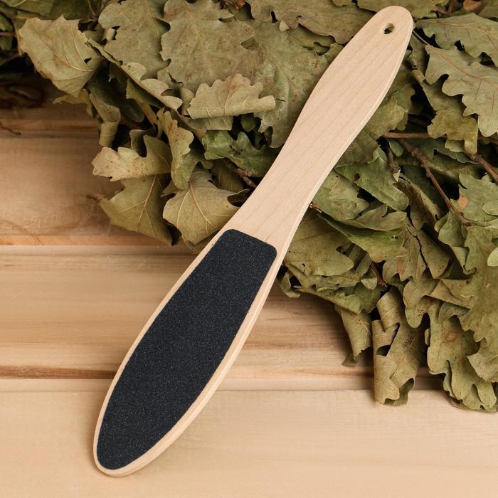 Пилка для ног банная абразивная (150/80), алтайская берёза, 23,4х4,3х0,4 см Пилка для ног банная абразивная (150/80), алтайская берёза, 23,4х4,3х0,4 см