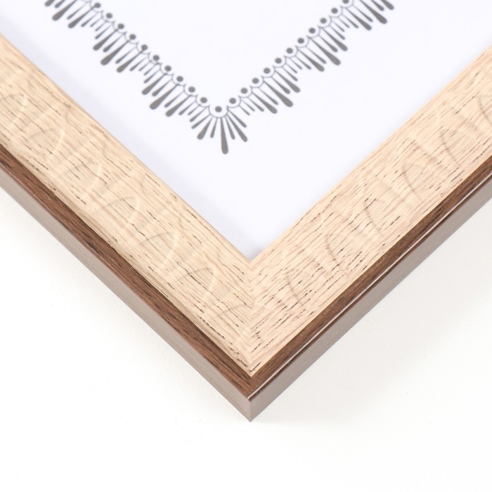 Фоторамка пластик формат А4 "Муза" какао 32,5х23,8х1,1 см