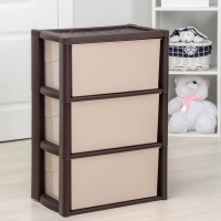 Комод 3-х секционный &laquo;Колорит&raquo;, цвет венге