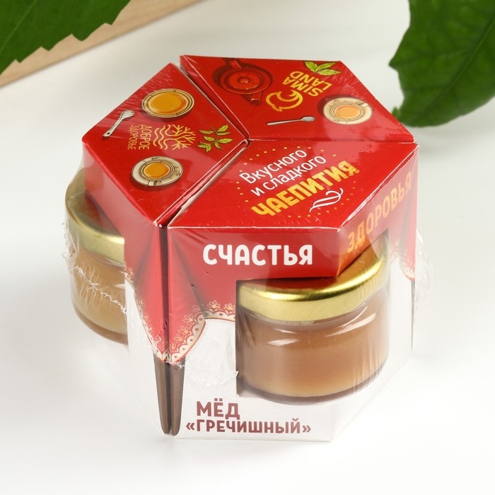 Набор &laquo;Вкусного и сладкого чаепития&raquo;: мёд разнотравье, мёд гречишный, мёд таёжный, 3 шт. х 30 г.
