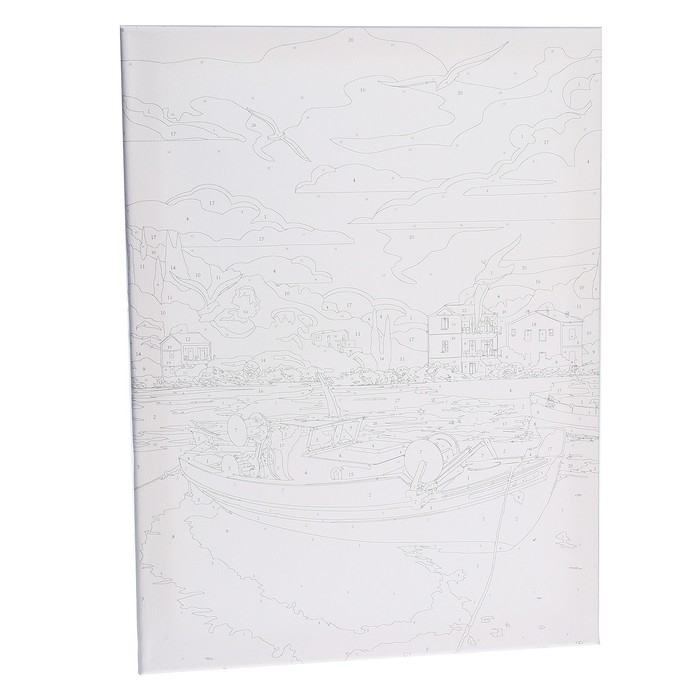 Картина по номерам на холсте с подрамником &laquo;Греция&raquo;, 30х40 см