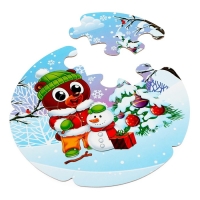 Пазлы-лото &laquo;Времена года&raquo;, двухсторонние, 5 пазлов, 30  деталей