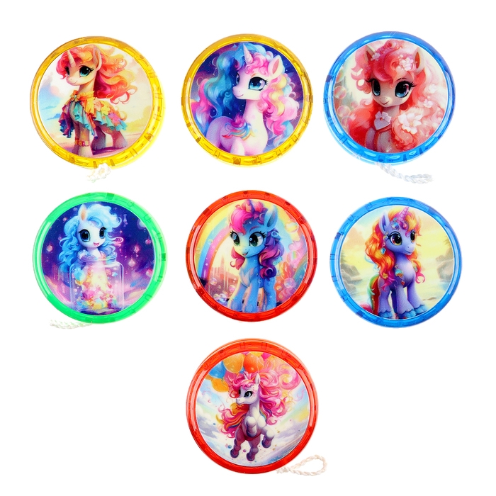 Йо-йо световая Йо-йо световая "Единорожек", МИКС