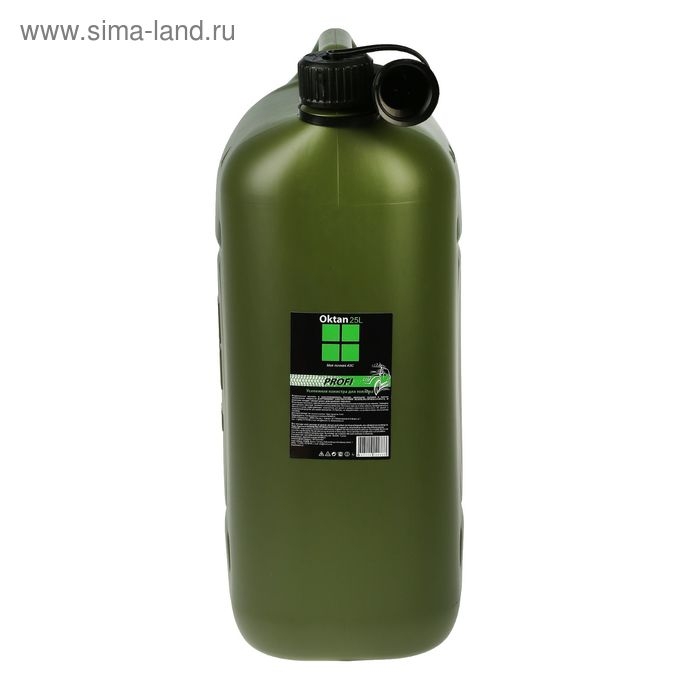 Канистра ГСМ Oktan PROFI, 25 л, пластиковая, усиленная, зеленая Канистра ГСМ Oktan PROFI, 25 л, пластиковая, усиленная, зеленая