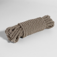 Шнур витой, d = 8 мм, 9 ± 1 м, цвет светло-серый Шнур витой, d = 8 мм, 9 ± 1 м, цвет светло-серый