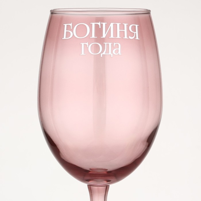 Бокал для вина новогодний &laquo;Богиня год,а&raquo;, на Новый год,, 360 мл