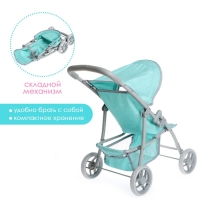 Коляска для кукол летняя, металлический каркас