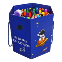 Набор для рисования, с раскраской, синий Набор для рисования, с раскраской, синий