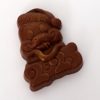 Шоколадная фигурка "Змейка" 2025, бельгийский шоколад, 80 г Шоколадная фигурка "Змейка" 2025, бельгийский шоколад, 80 г